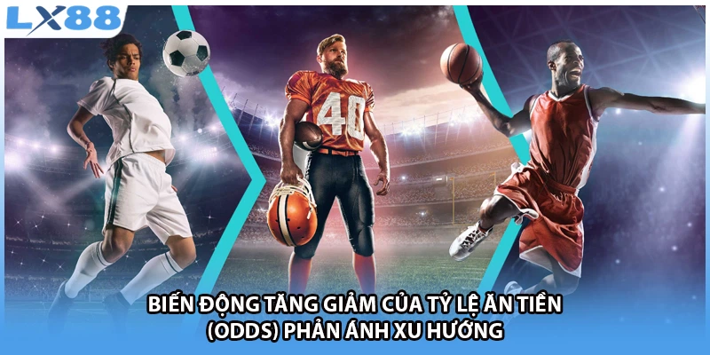 Biến động tăng giảm của tỷ lệ ăn tiền (odds) phản ánh xu hướng 
